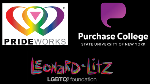 prideworks, purchase college and leonard litz foundation logos